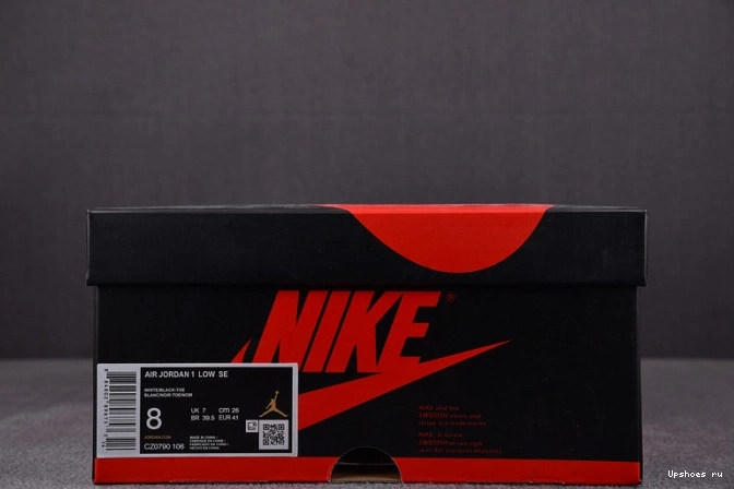 553560-116 (GS) 1 Low Jordan Black Toe 1027